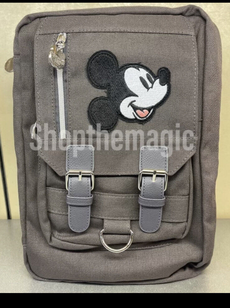 Disney Pin Trading Collectors Mickey Mouse Crossbody Sling Bag BNWT