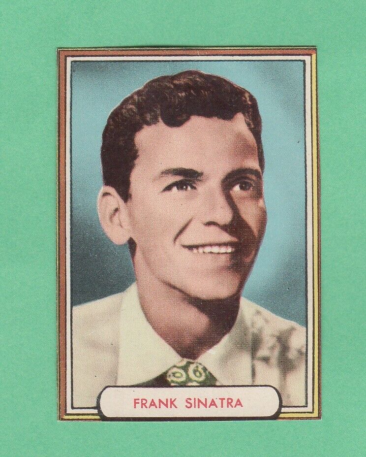 1950's  Frank Sinatra   Bruguera Spanish  Film Card  Very Rare # 76
