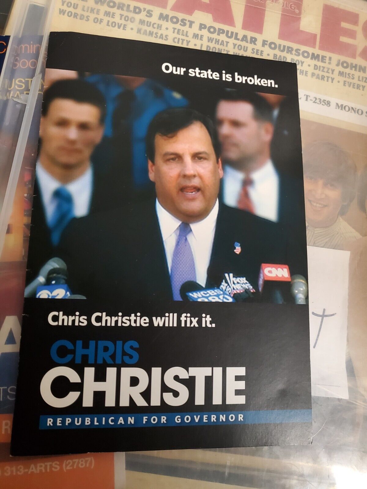 New Jersey Rare Chris Christie Jim McGreevey Political Items Vintage