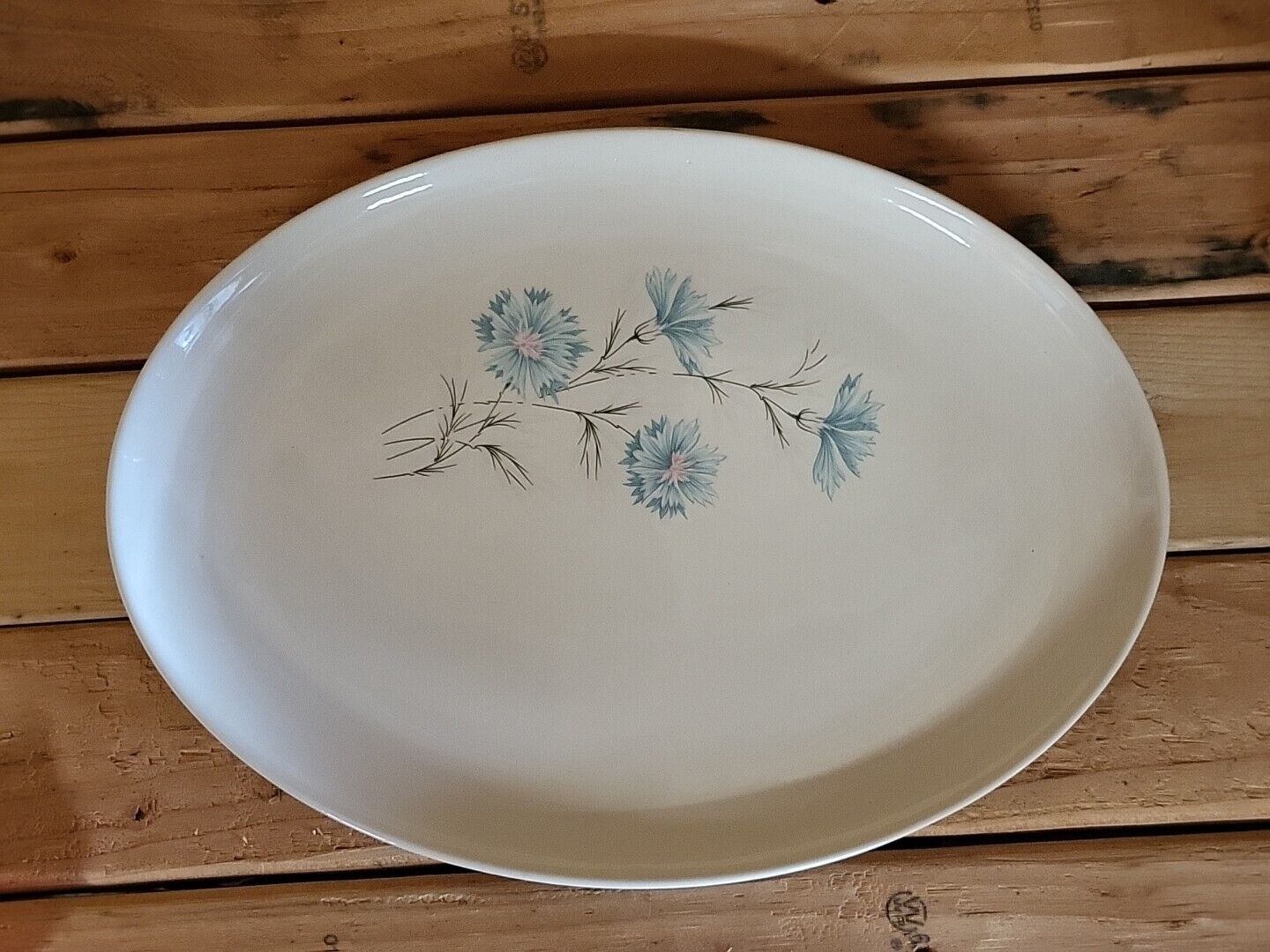 Vintage Taylor Smith Taylor Ever Yours Boutonniere Oval Serving Platter