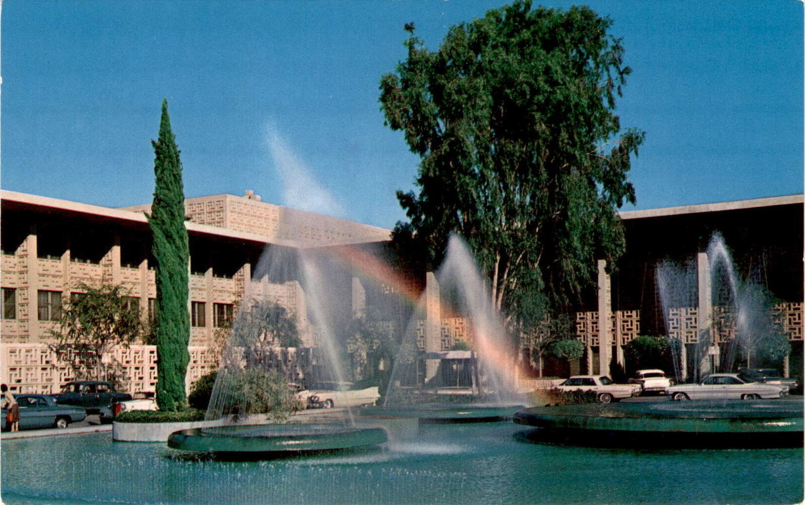 Stanford Medical Center, Stanford, California, Edward Durell Stone, Postcard