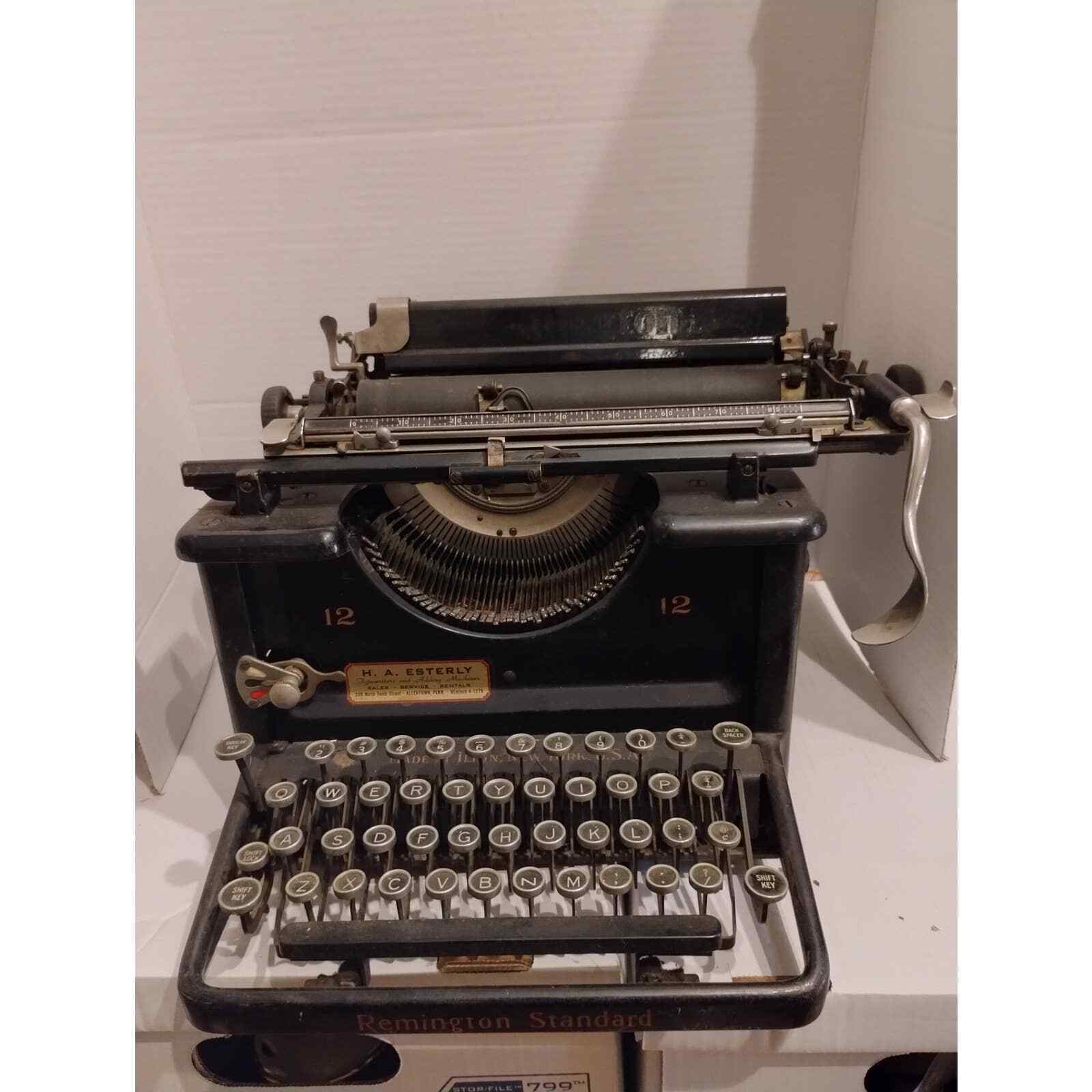 Antique Remington Standard Typewriter #12 Serial: LS54391