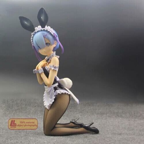 Anime Re Life In a Different World maid Rem Bunny girl action Figure Toy Gift