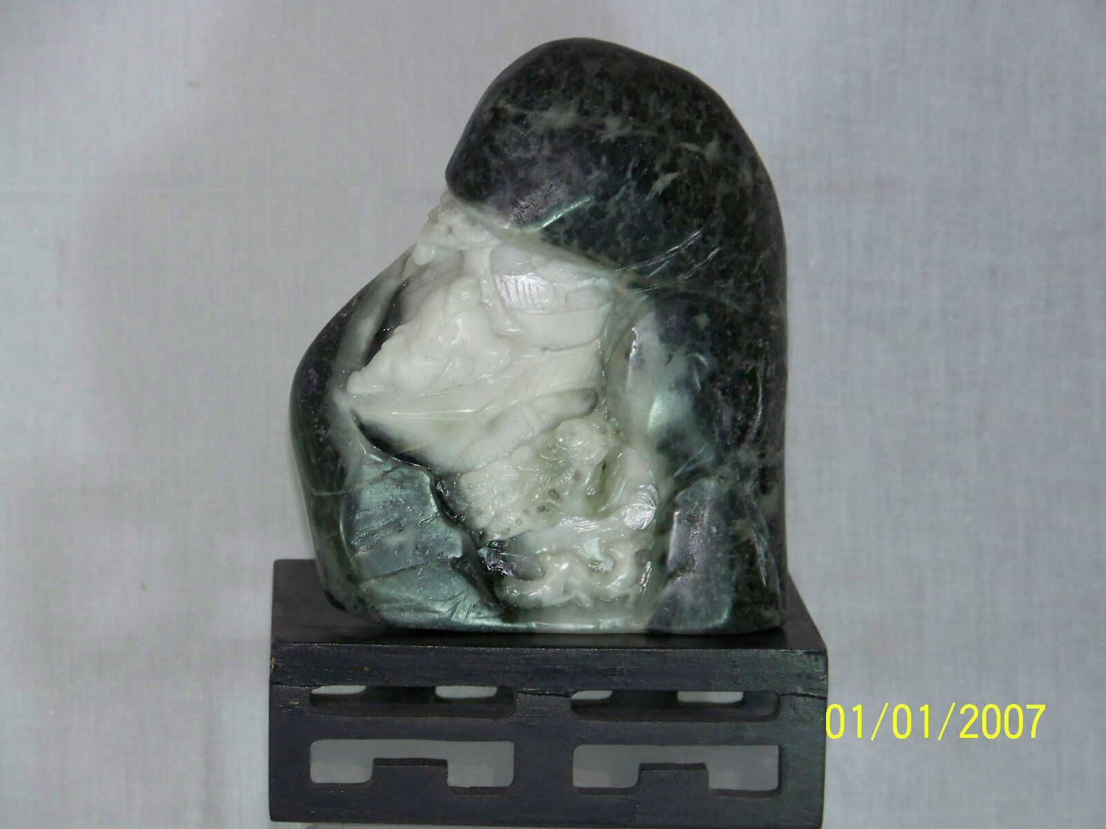 Chinese Natural Dushan Jade Sculpture \