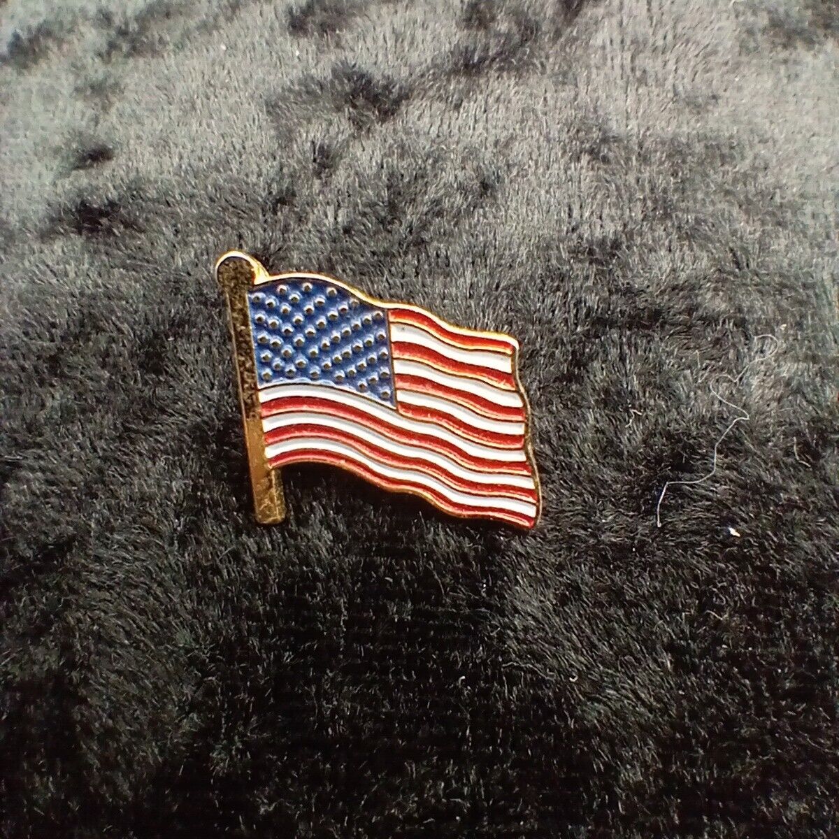 High Quality American Waving Flag Lapel Hat Pin Tie Tack Made In USA Scranton PA