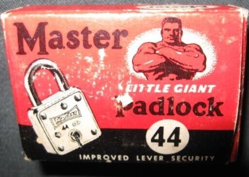 Master Padlock Little Giant No. 44 with Keys