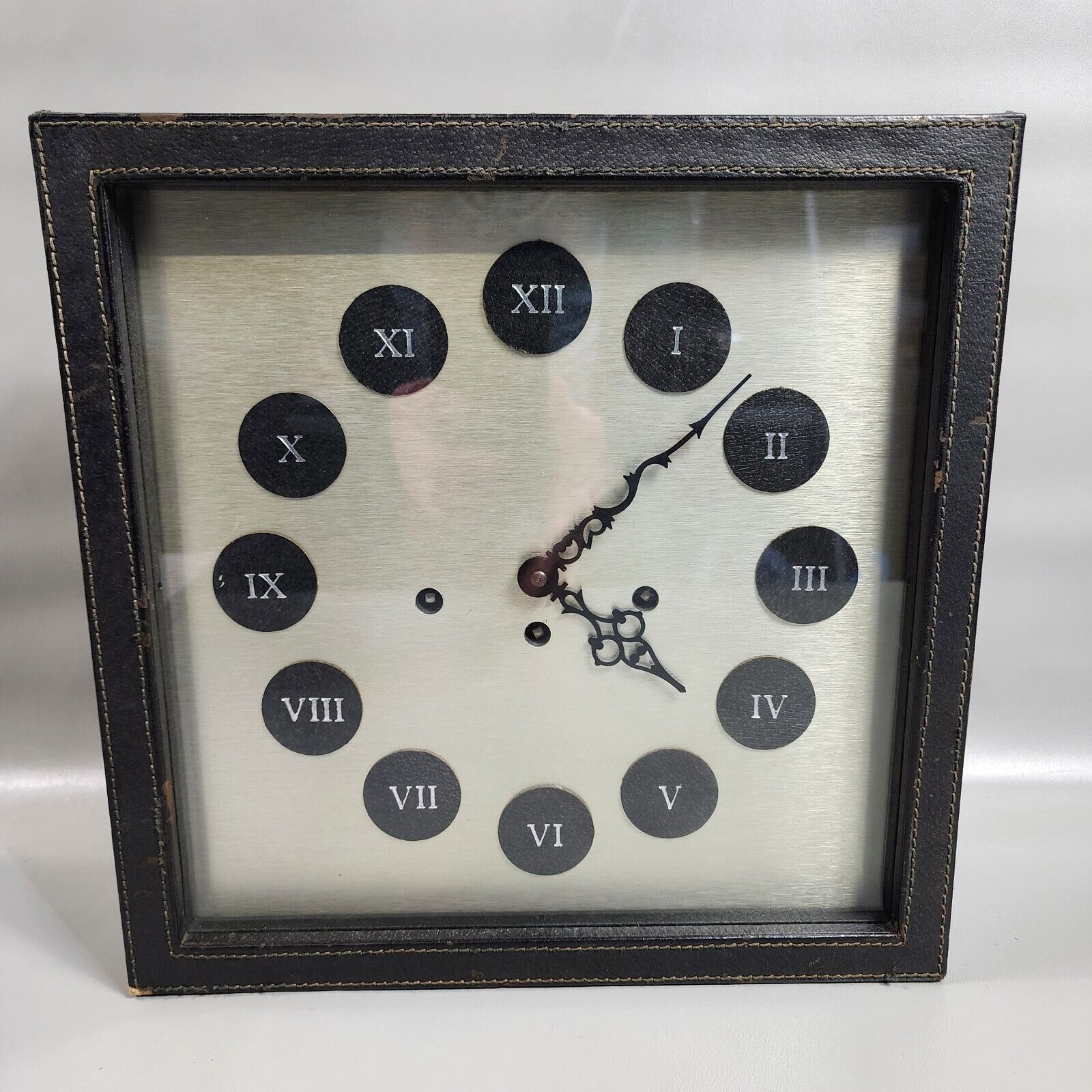 Vintage Dunhill Wall Clock Kienzle Chiming Key Wind Movement Made In Italy