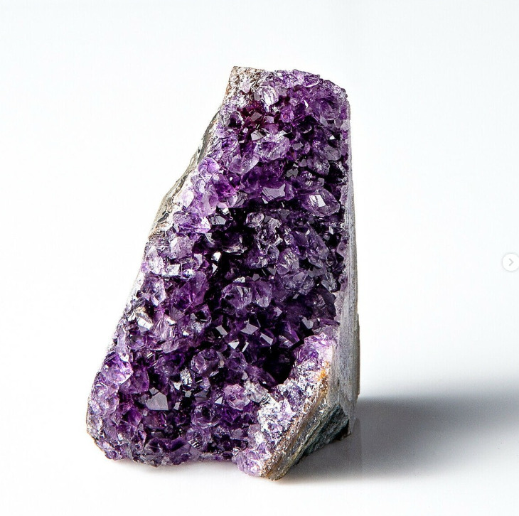 Cut Base Purple Amethyst Quartz Druzy Geode Specimen Rocks bulk gemstones 1Pc