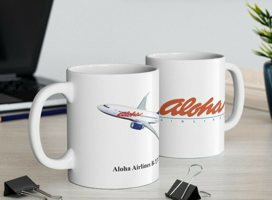Aloha Airlines B-737 Coffee Mug