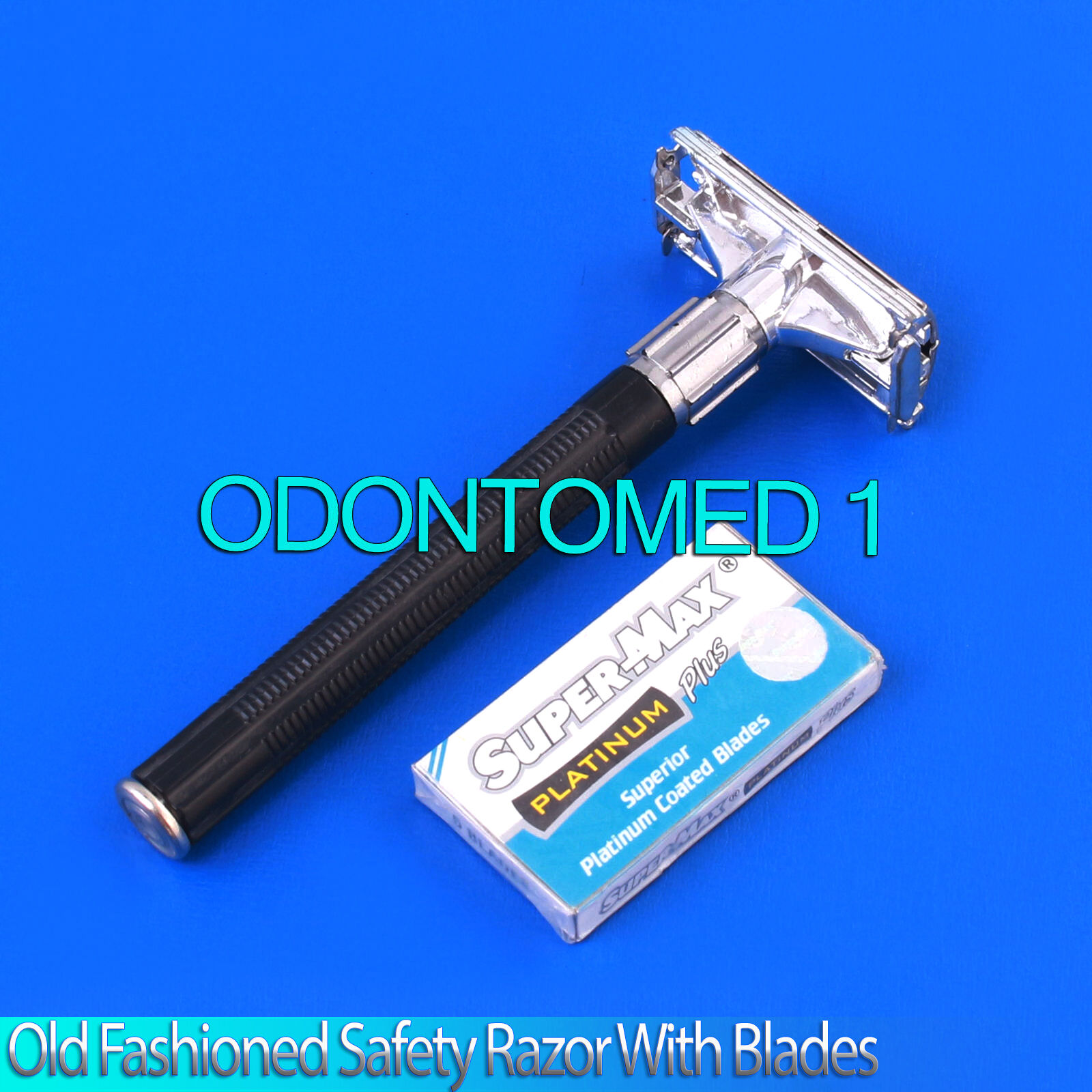 Old Fashioned Safety Razor Heavy Duty Butterfly Style With 20 Pcs Razor Blade Nw