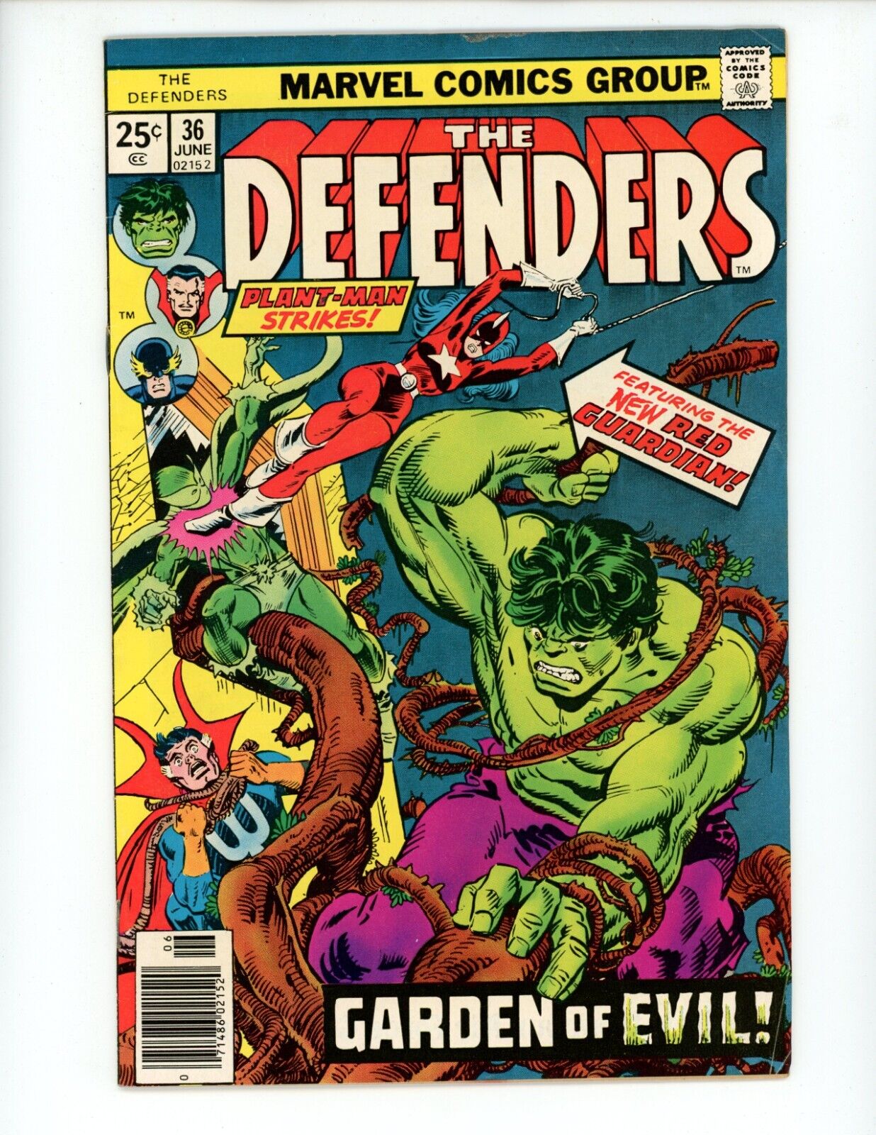 Defenders #36 Comic Book 1976 FN/VF Steve Gerber Gil Kane Marvel