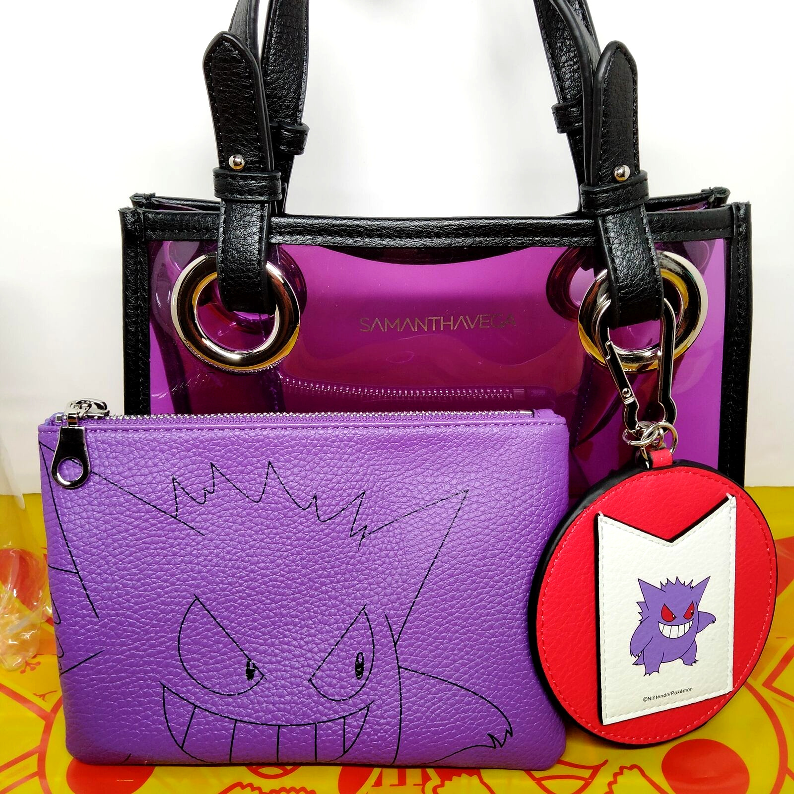 Pokemon SamanthaVega Gengar Clear Bag Japanese Fashion Samantha Thavasa Gift