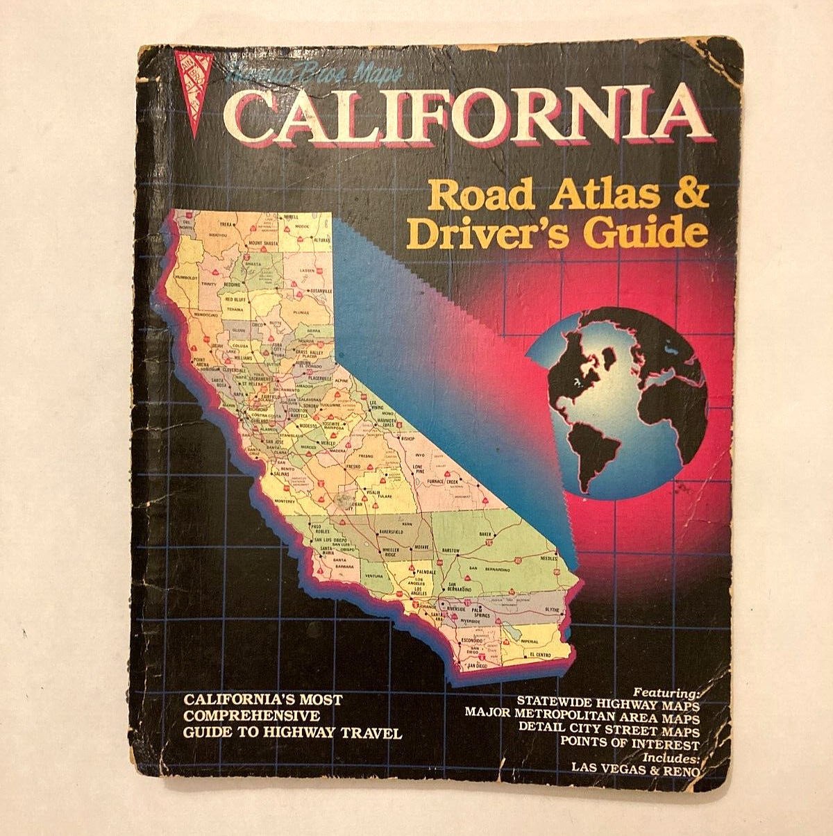 Thomas Bros Maps CALIFORNIA Road Atlas & Driver\'s Guide 1987 5th Edition