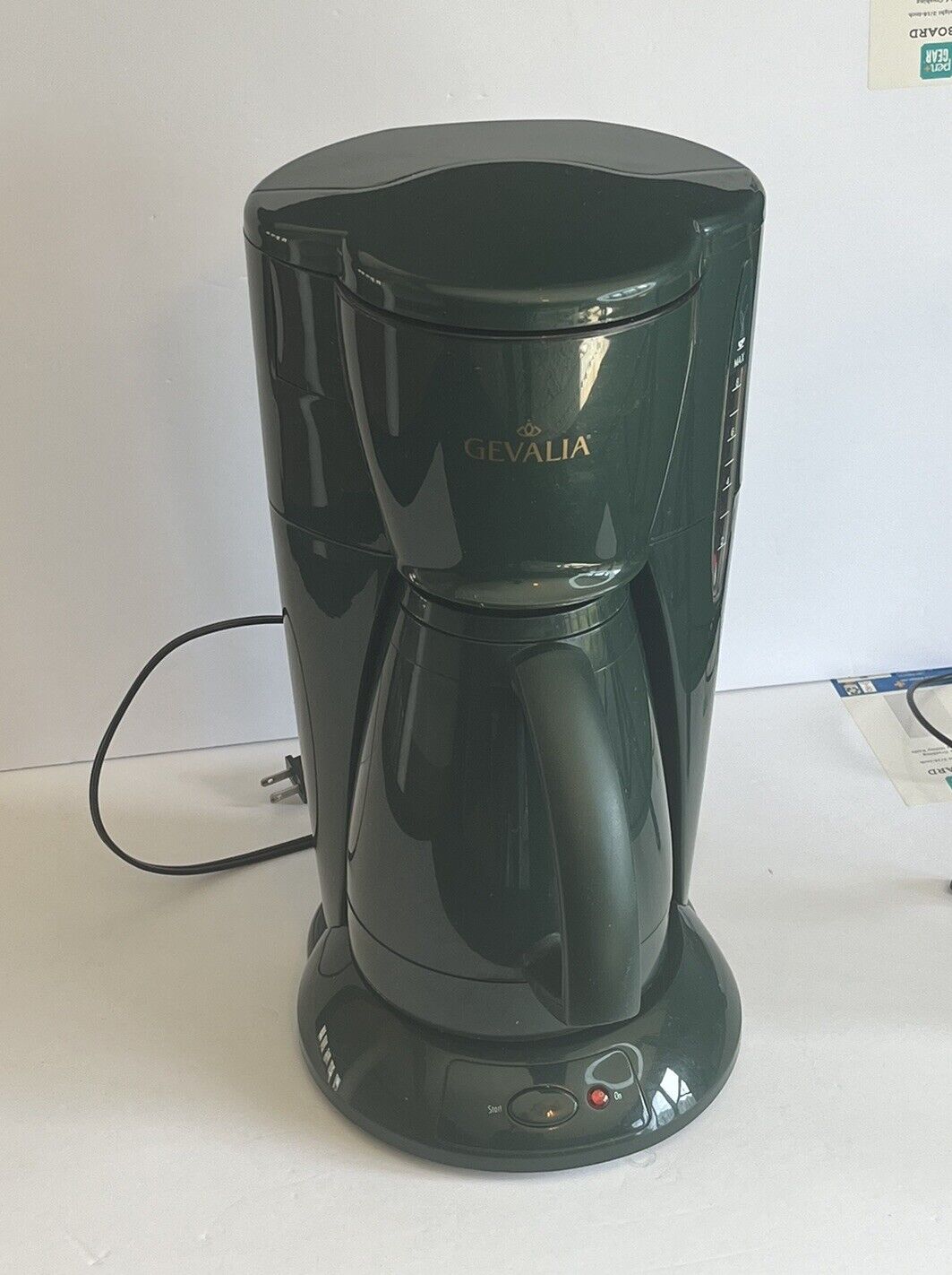 Gevalia C60- BC - Coffee Maker - Dark Green 8 Cup With Carafe