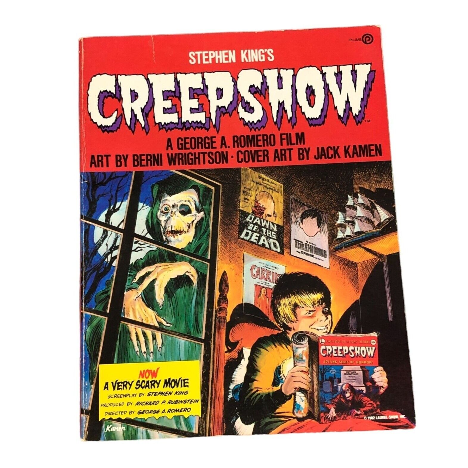 Creepshow Stephen King First Printing Plume 1982 Graphic Novel Horror Laurel Sho