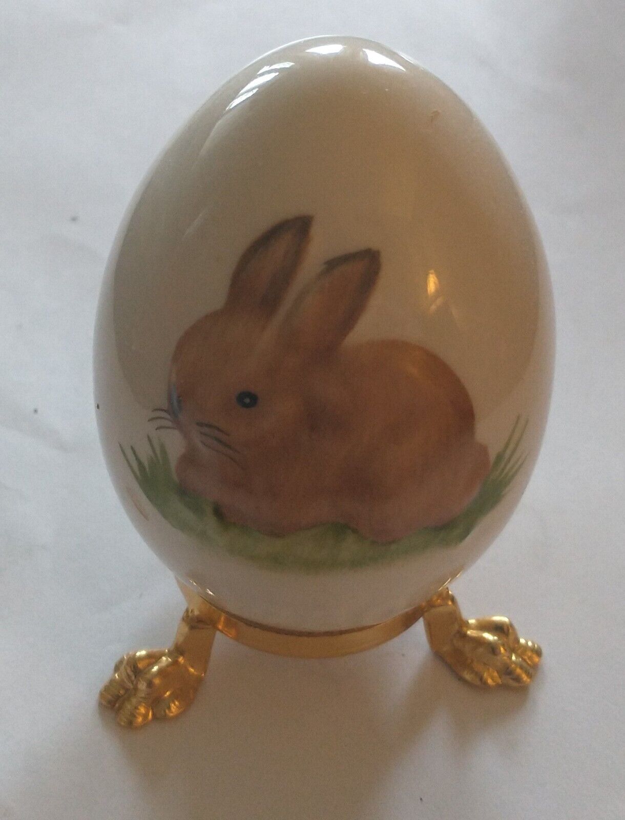 Vintage Goebal Bunny Easter Egg From 1980.