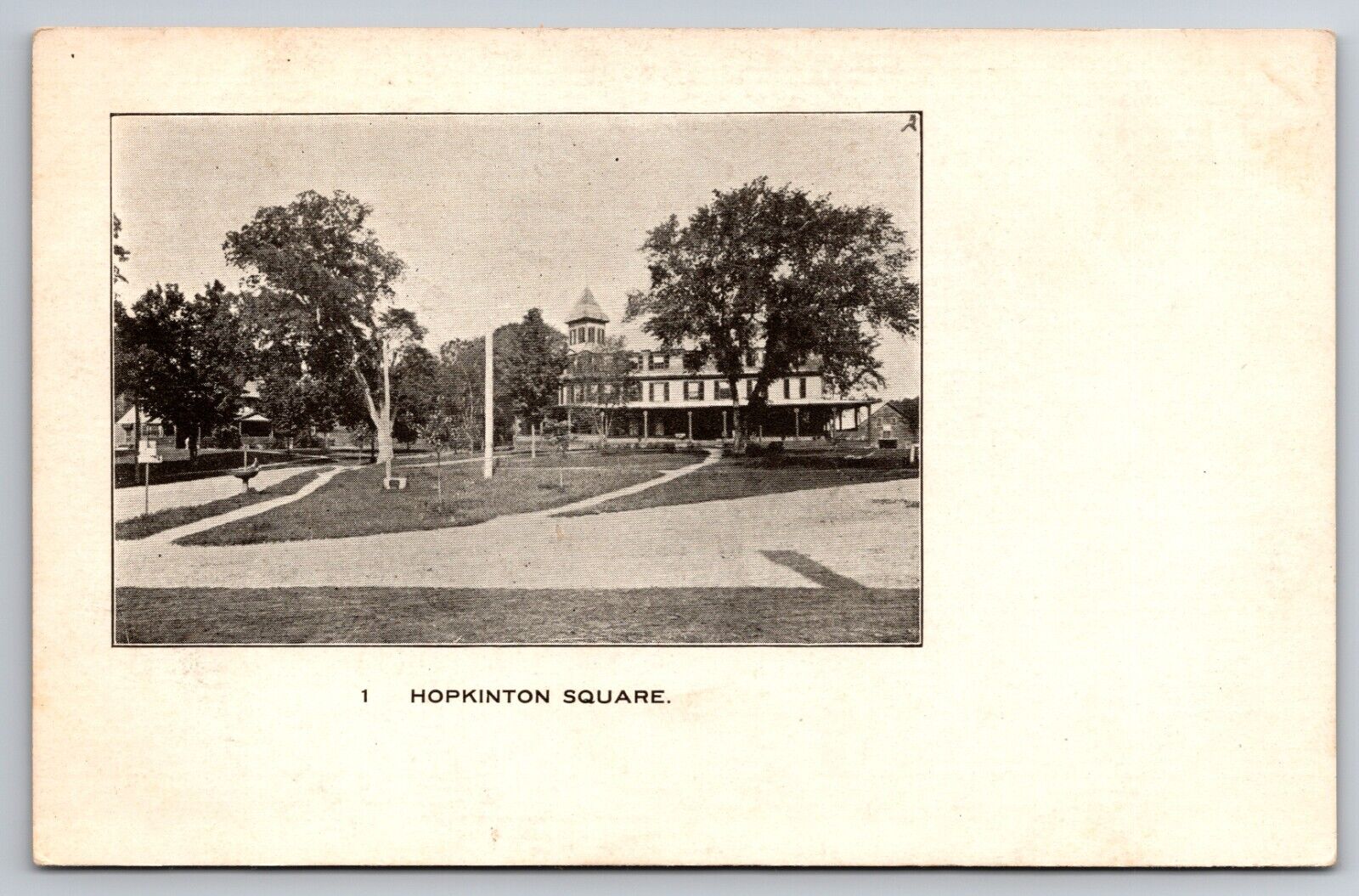 Hopkinton Square Hopkinton New Hampshire NH c1905 Postcard