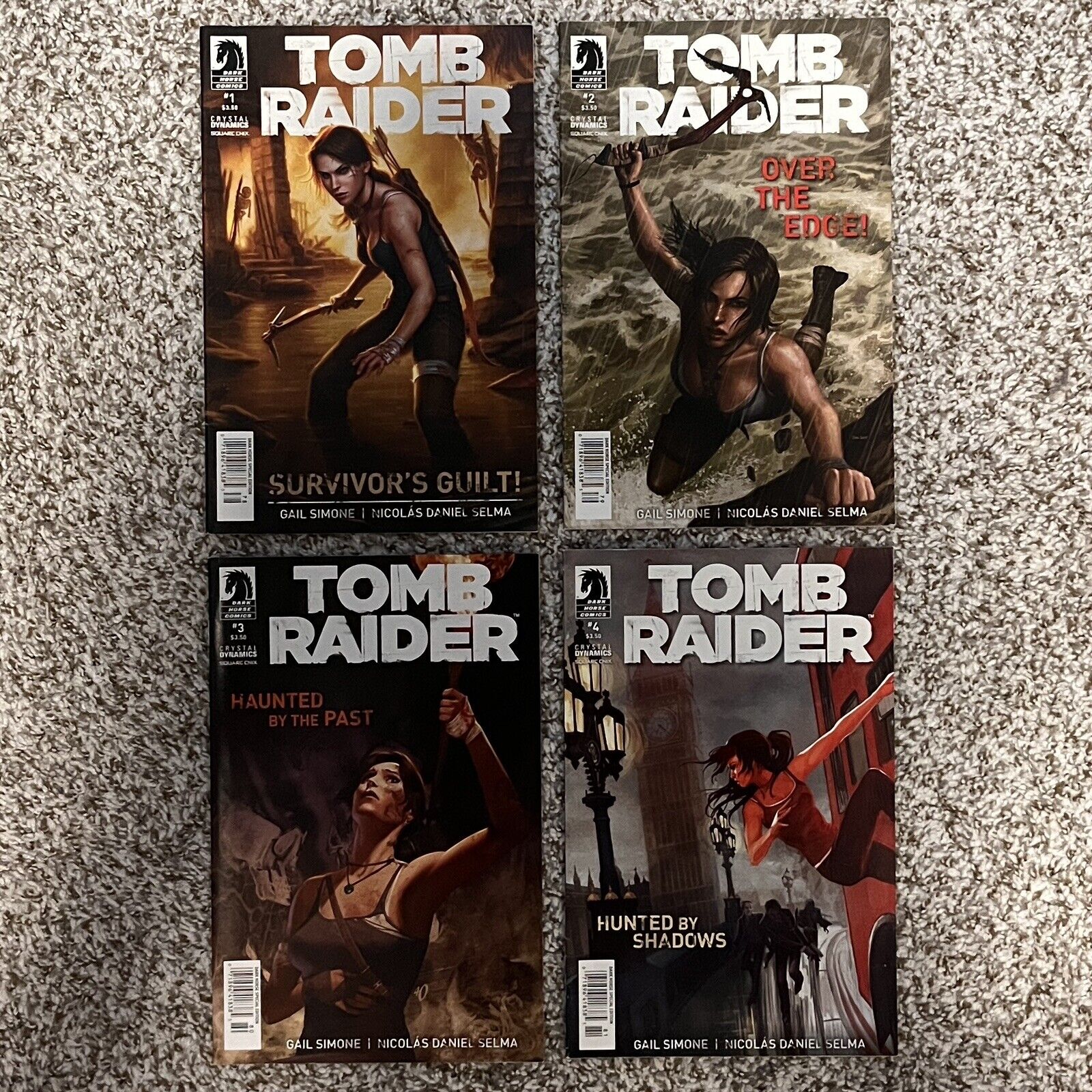 4 Issues 1-4 1,2,3,4 DARK HORSE Comics TOMB RAIDER NM / Mint 2014