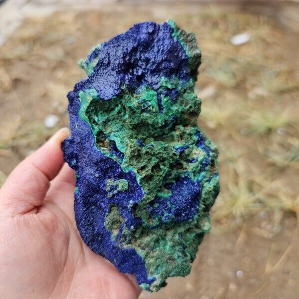 915g Natural Azurite Mineral Specimen Blue Malachite Decoration Gift Chessylite