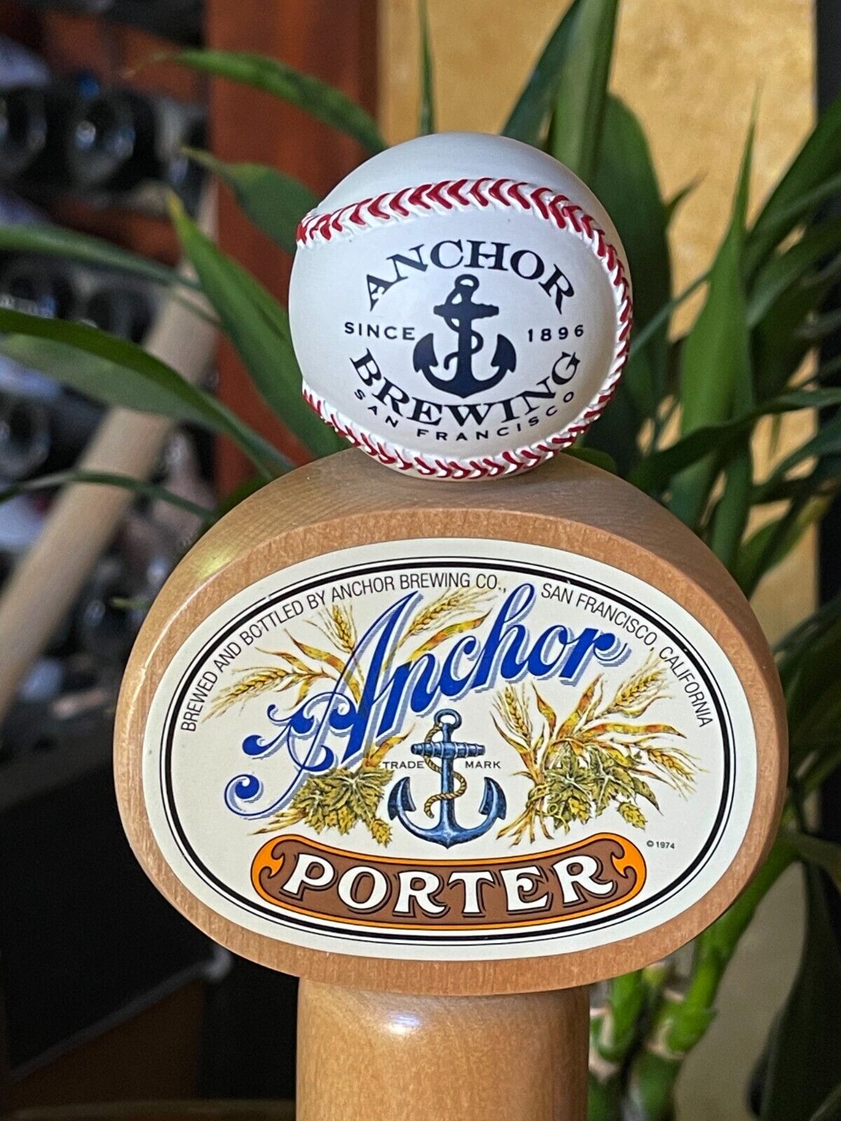ANCHOR STEAM BREWING Porter Tap Handle - SPECIAL EDITION - BRAND NEW IN BOX -.