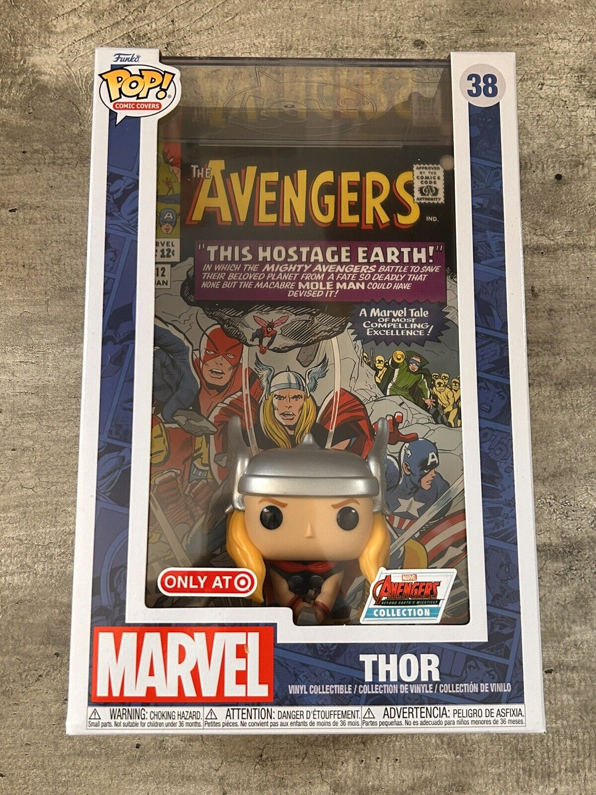 Funko Pop Comic Book Cover with Case: Marvel - Thor - Target (Exclusive) #38