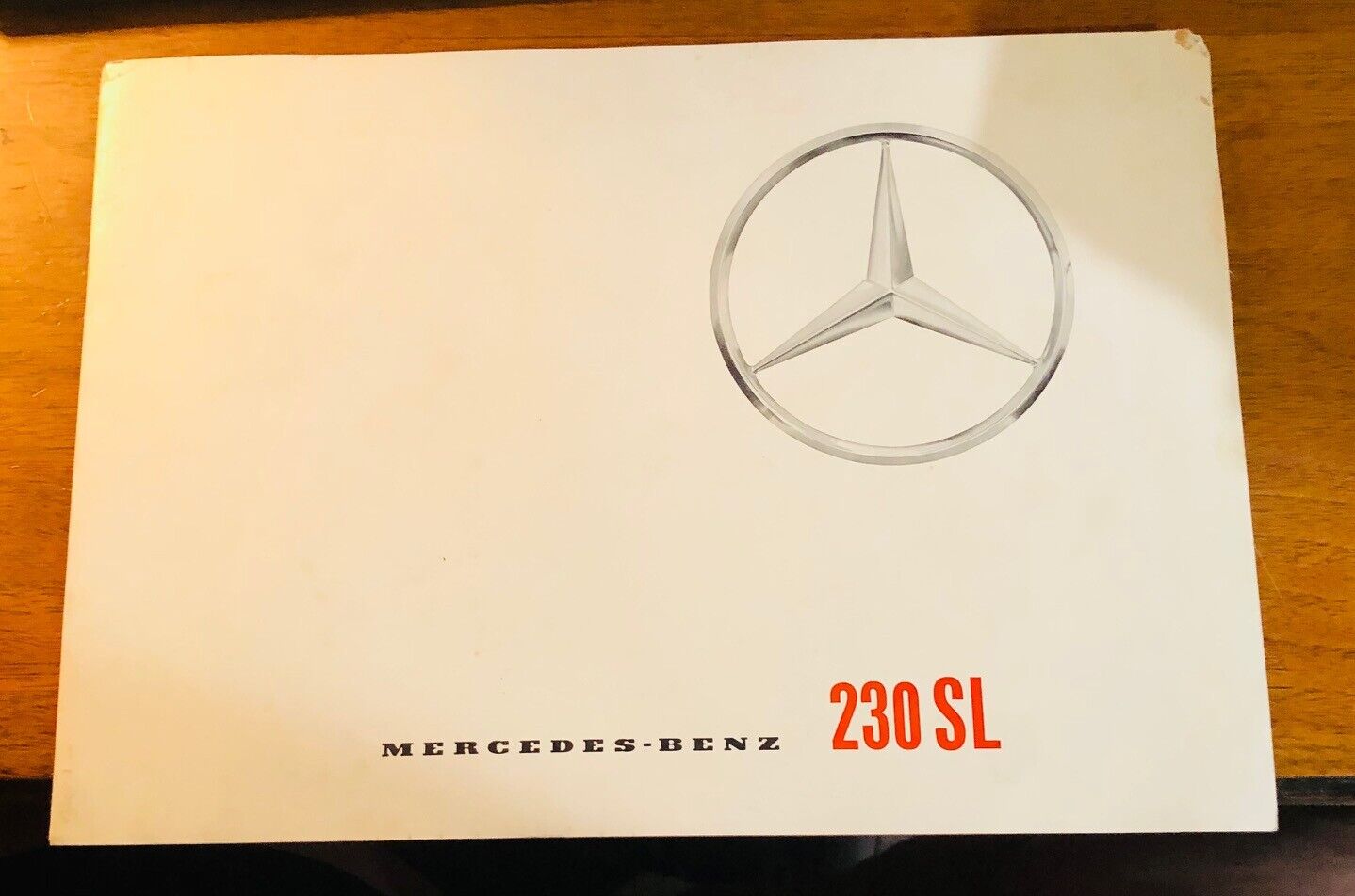 1963 Mercedes-Benz 230 SL Coupe / Roadster Sales Brochure w/Stat Sheet Germany