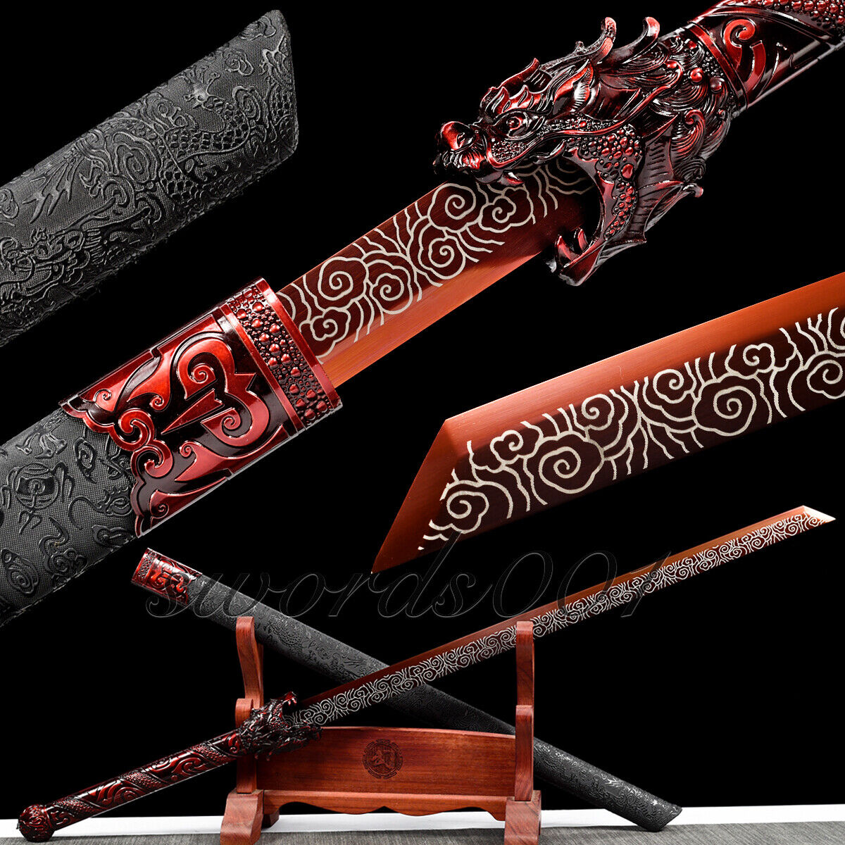 Handmade Katana/Collectible/Dragon Sword/Full Tang/Fighting Master/Full Tang