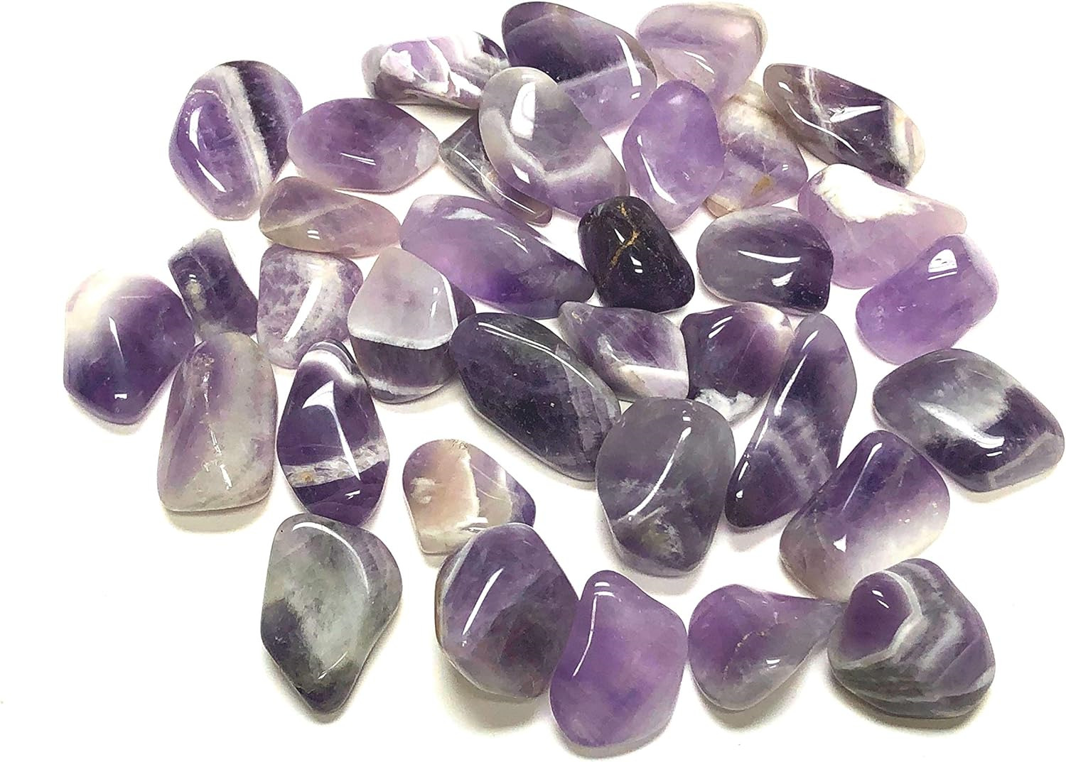 Zentron Crystal Collection Tumbled Banded Amethyst - 1 Piece