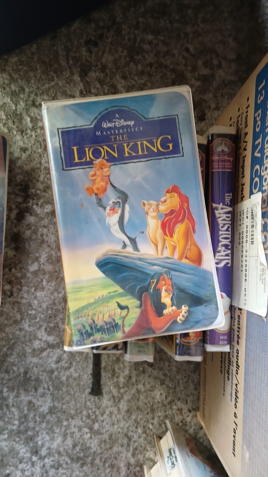 ORIGINAL  RARE  THE LION KING VHS (WALT DISNEY MASTERPIECE COLLECTION) 1994