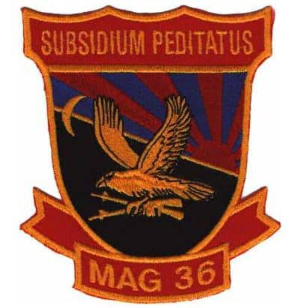 Marine Aircraft Group 36 MAG-36 Patch –Sew On