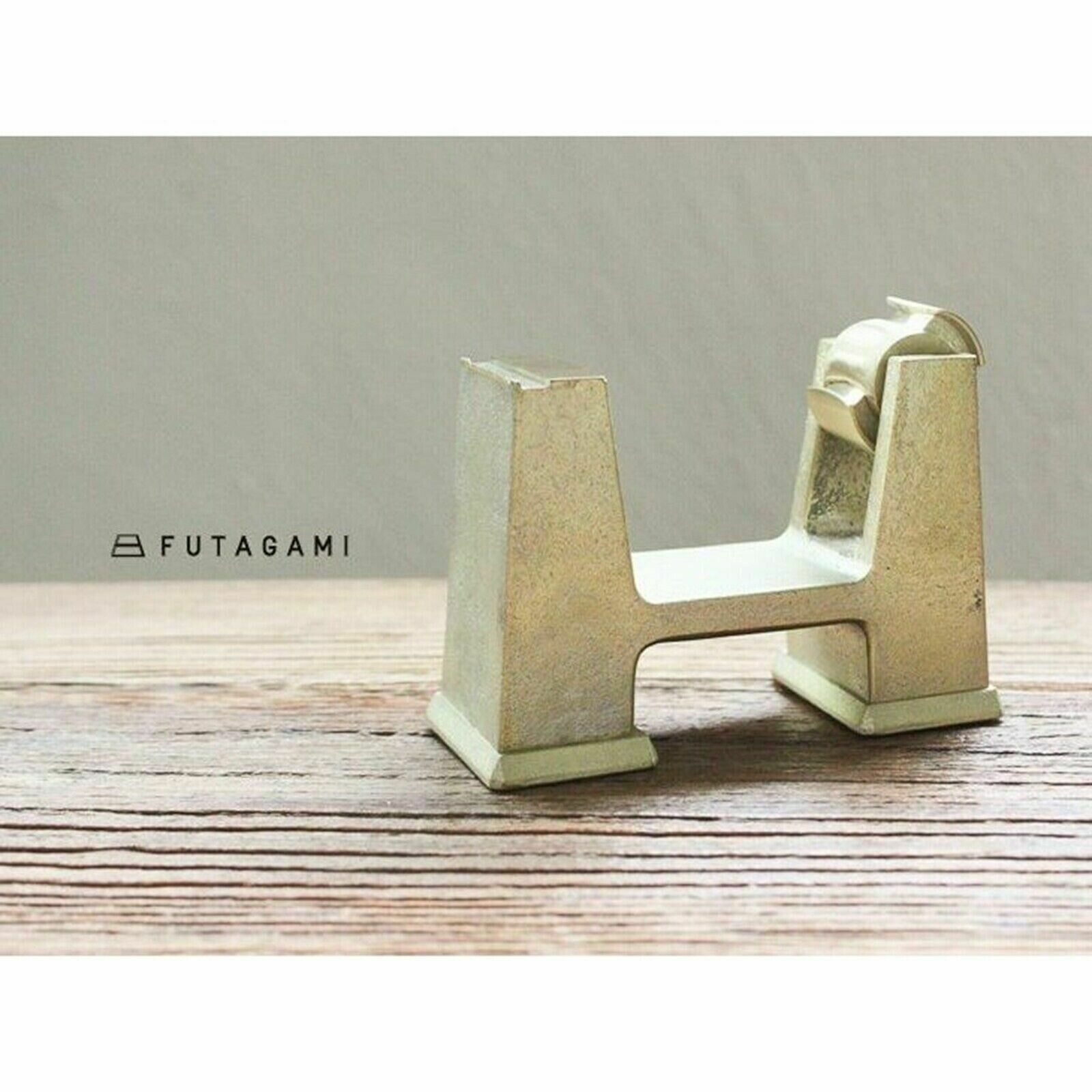 Futagami Brass Made Tape Dispenser Small Size Japan Traditional Craft New