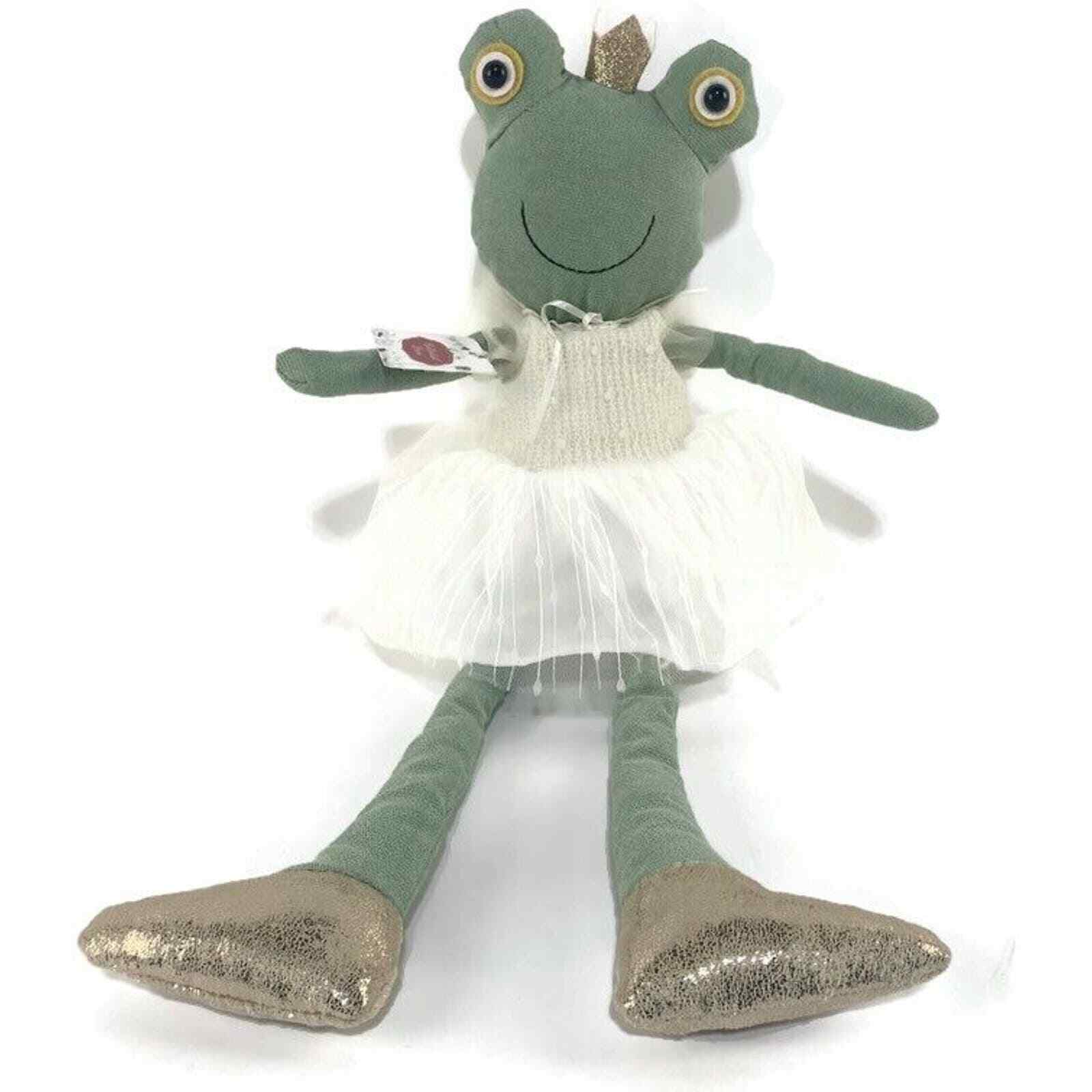  Cottontail Lane Dancing Ballerina Frog Plush 20 Inches Long New With Tag