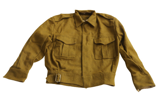 Repro WW2 British Army 37 Pattern Battle Uniform Tunic - Khaki Color (46 Inches)