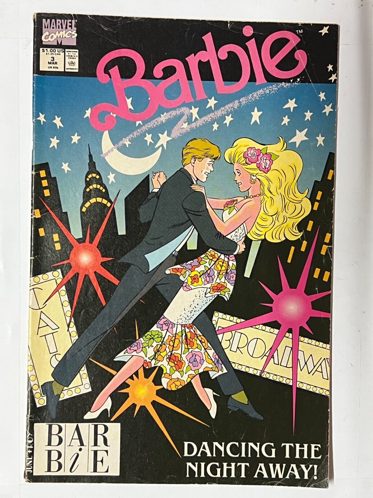 Barbie #3 1991 Marvel Comics | Combined Shipping B&B