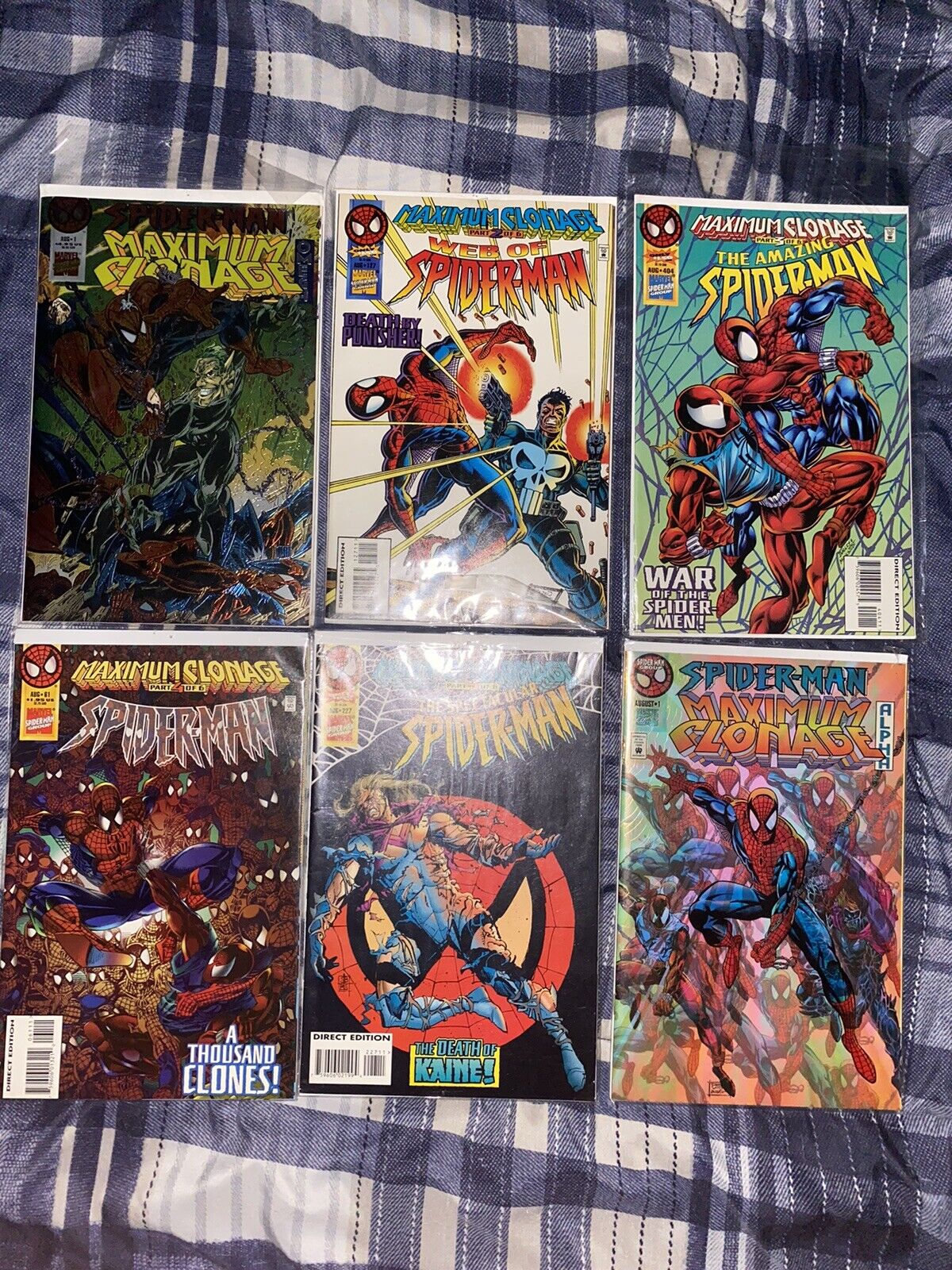Spider-Man Maximum Clonage (NM) #1-6 Complete