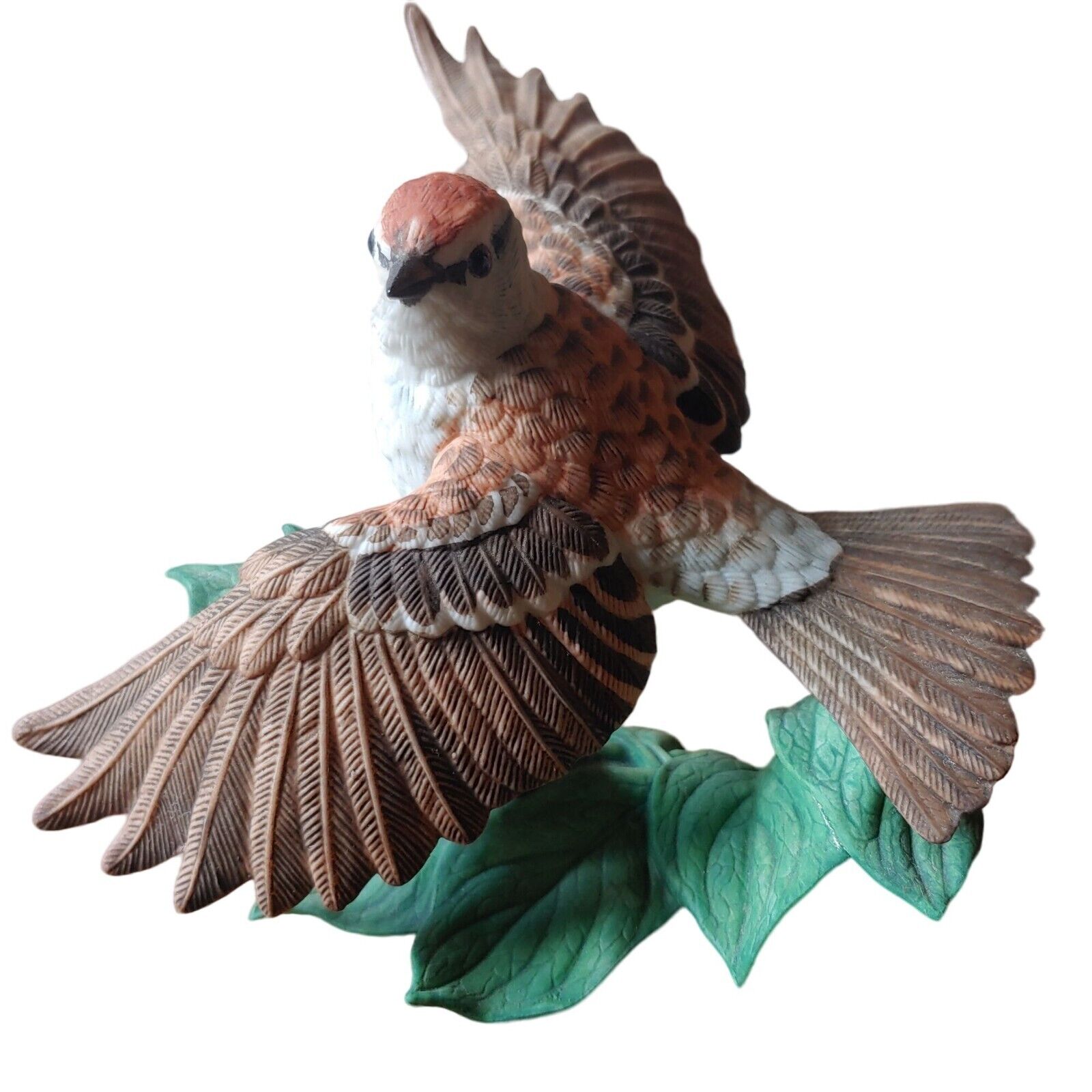 Vintage Lenox Chipping Sparrow Figurine Hand Painted Bird Garden Birds 5\