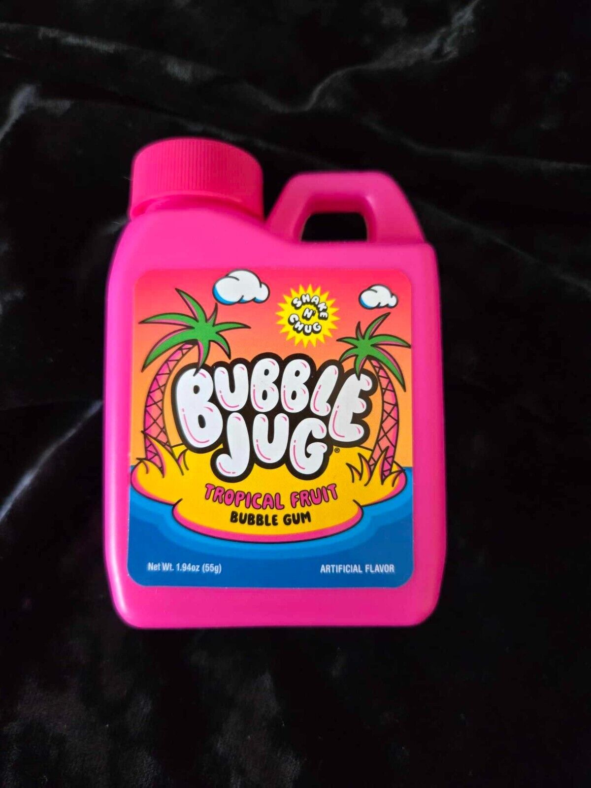 NEW SEALED BUBBLE JUG Tropical Fruit Bubble gum 90s Gum Pink Bottle