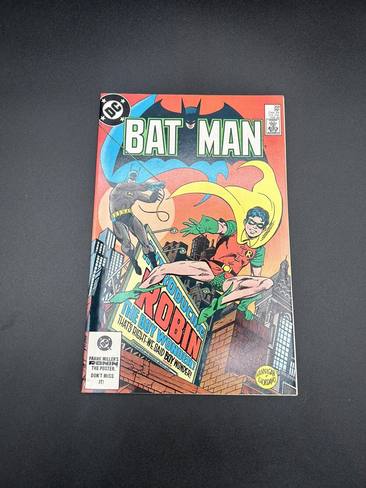 Batman #368 DC Comics 1984 - 1st Jason Todd as Robin Key Issue VF