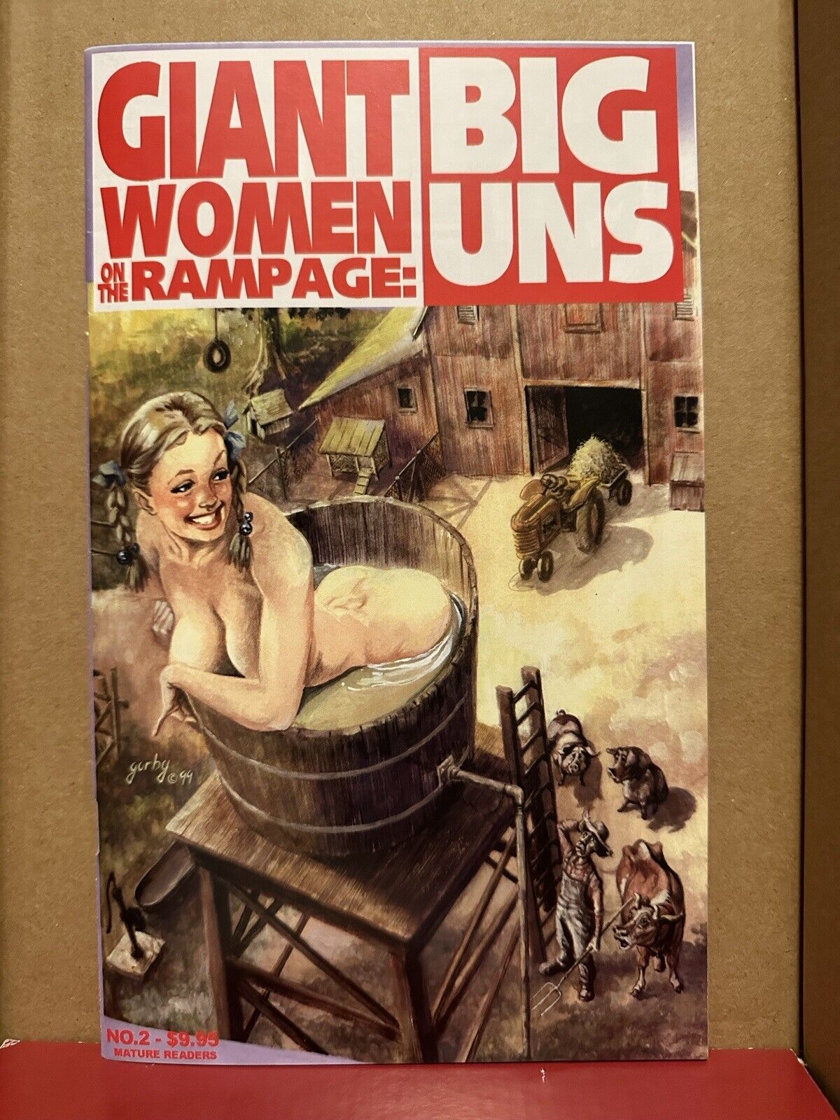 Big 'Uns #2 Giant Women on the Rampage NM Beautiful Painted Cover (2004)