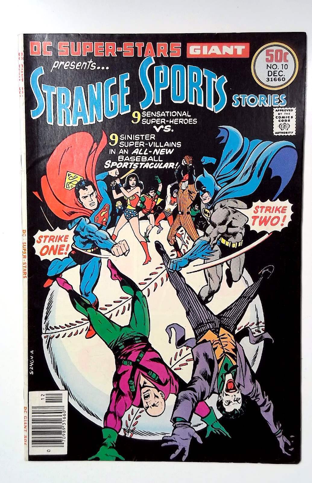 DC Super Stars #10 DC Comics (1976) Strange Sports Stories 1st Print Comic Book