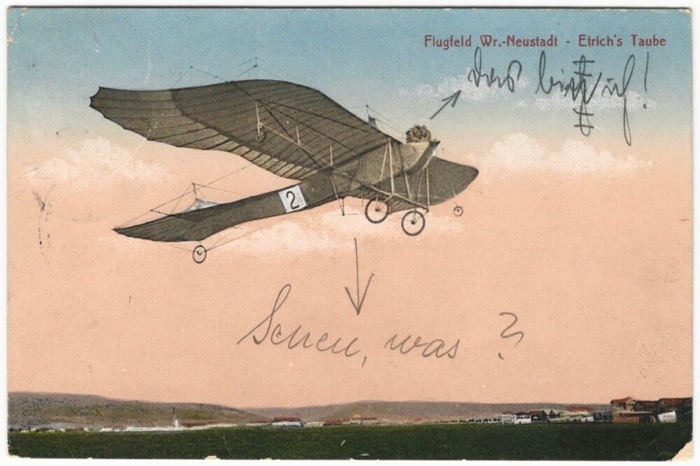 1917 Etrich Taube WWI German Military Aircraft Flying World War 1 Airplane