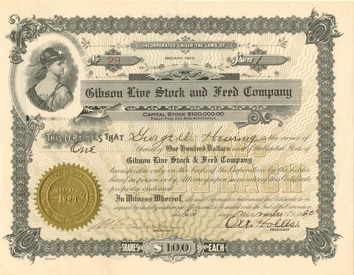 Gibson Live Stock and Feed Co. - Cattle, Horses & Meat Packing