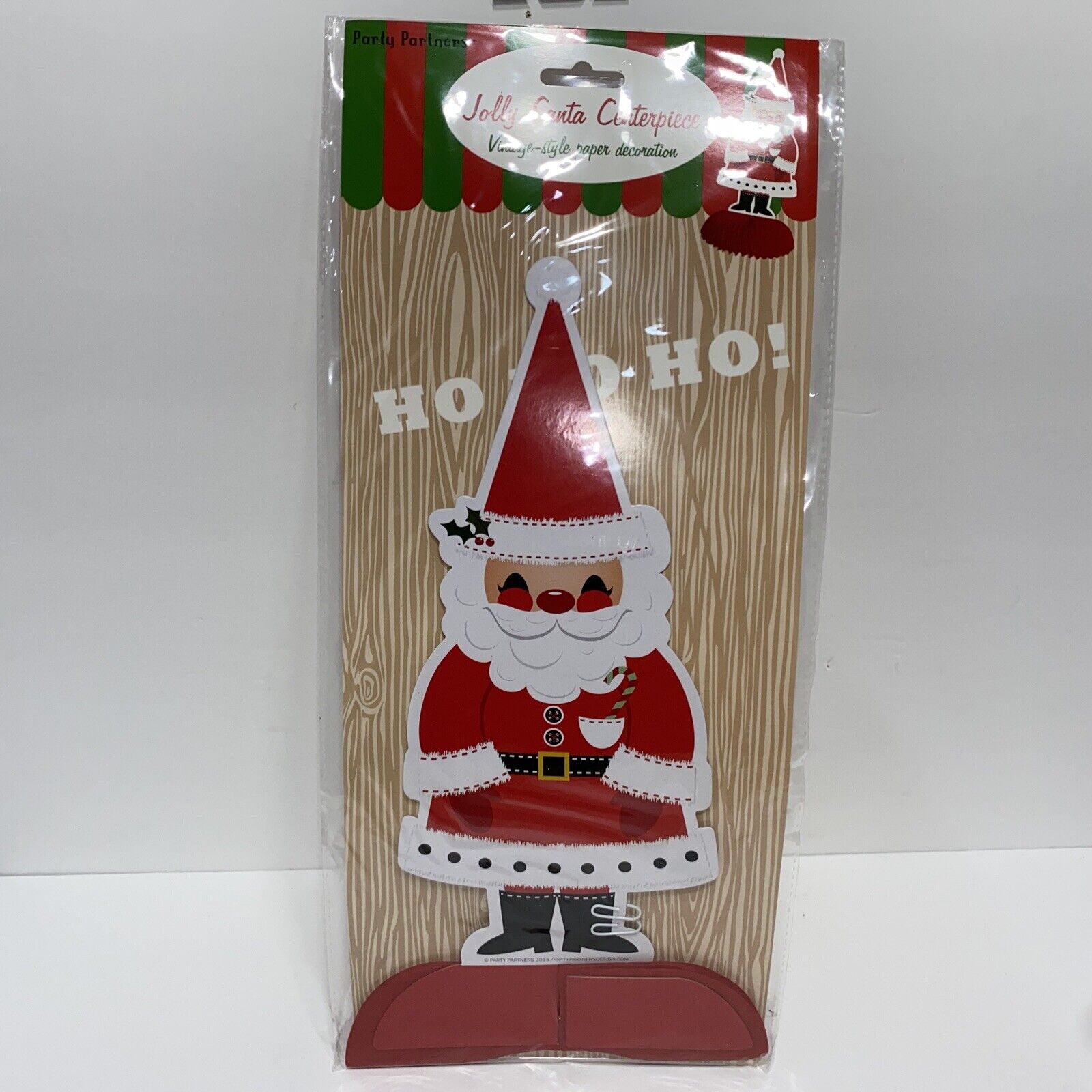 Santa Claus, Center piece NEW Party Planners Jolly , 2013 lot of 5 FAST SHIPPING