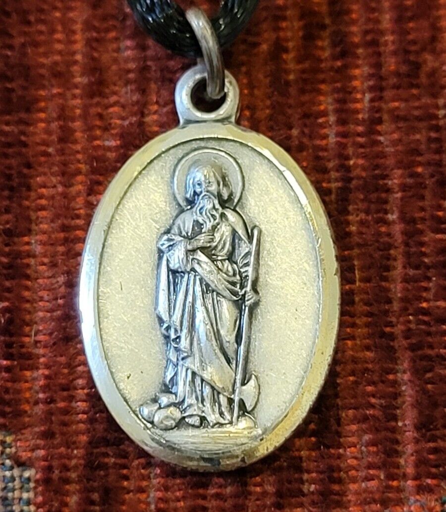 St. Matthew Vintage & New Sterling Medal Catholic Italy Patron Of Tax Officials