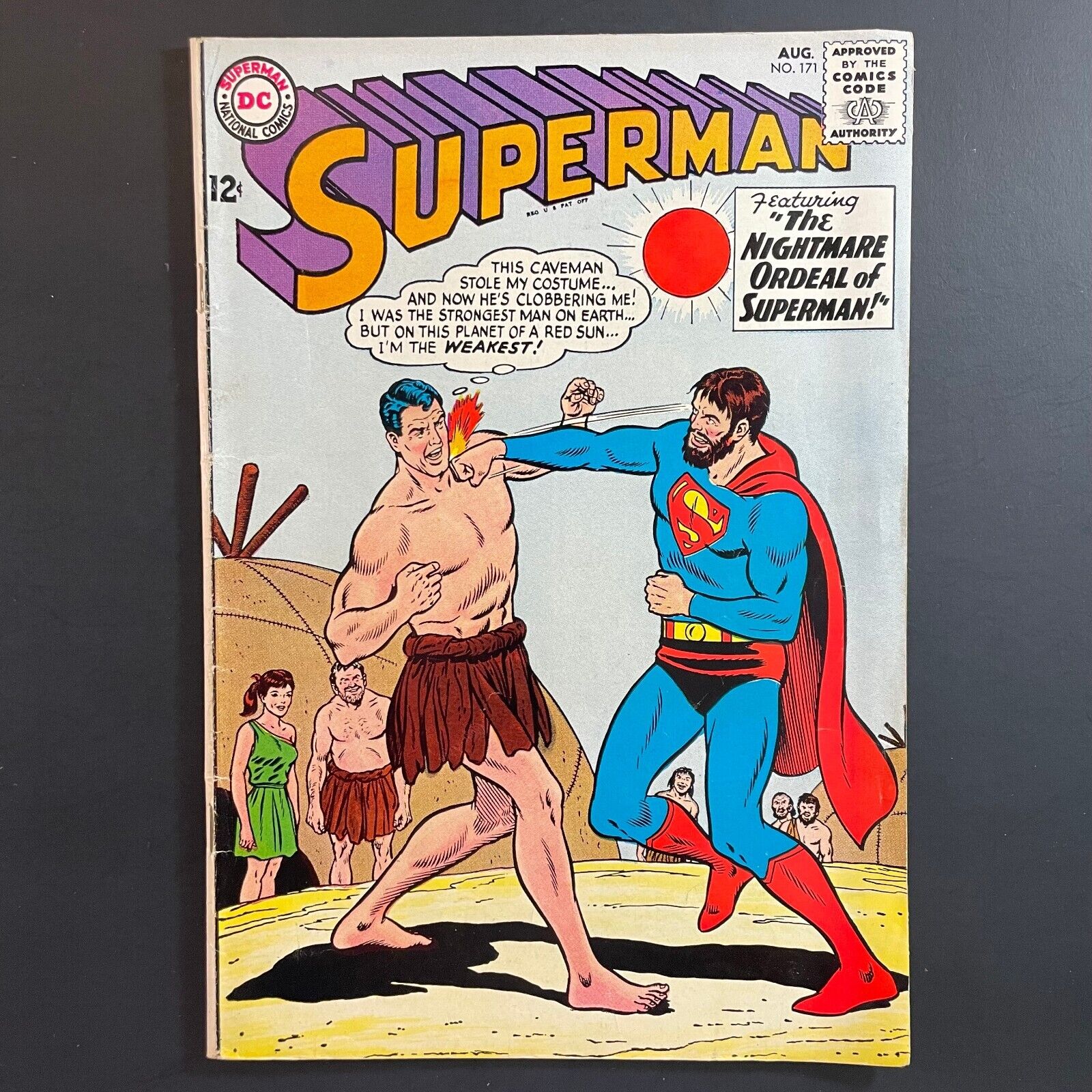 Superman 171 Silver Age DC 1964 Curt Swan cover Jerry Siegel comic book