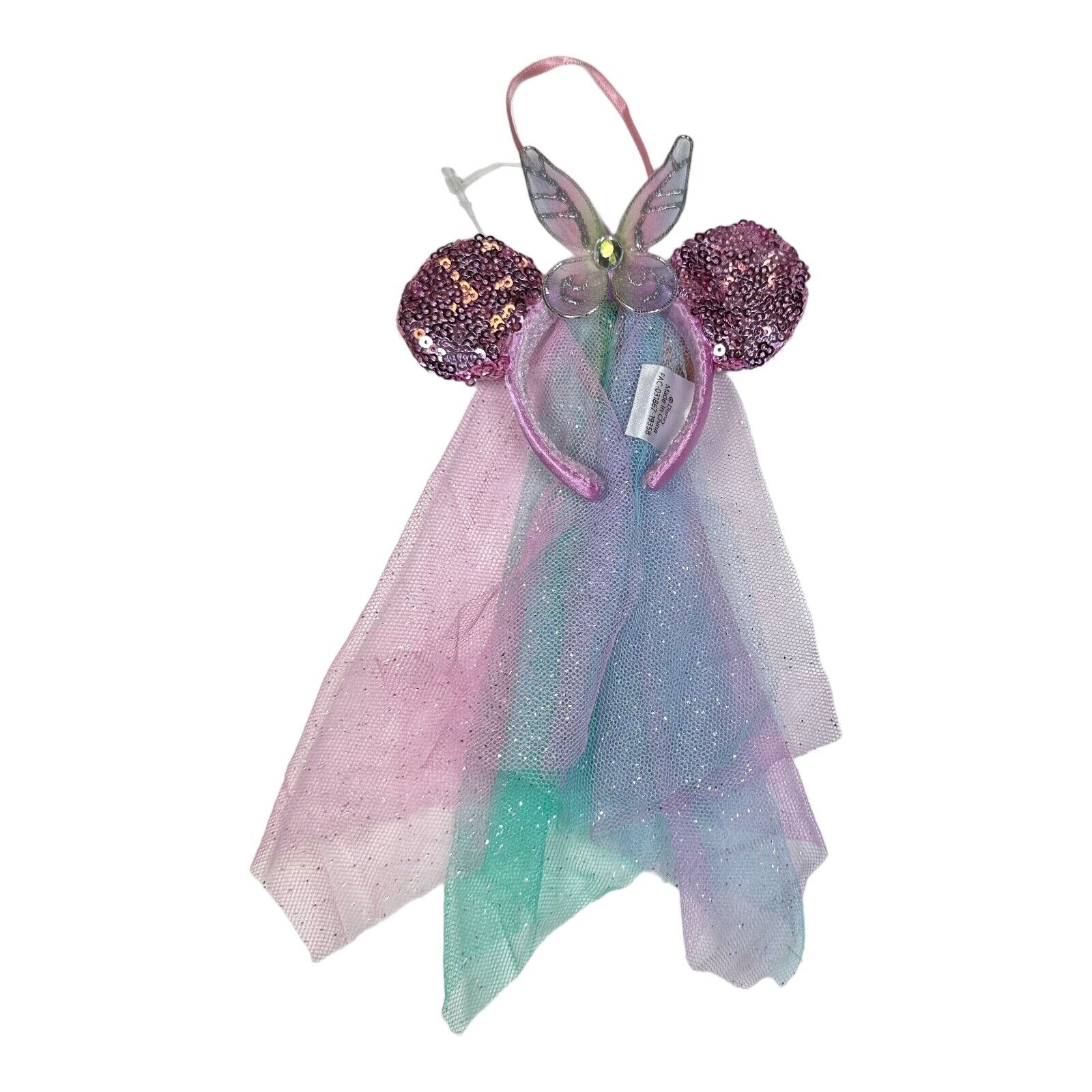 2019 Disney Parks Fairy Wings Minnie Mouse Ears Ornament