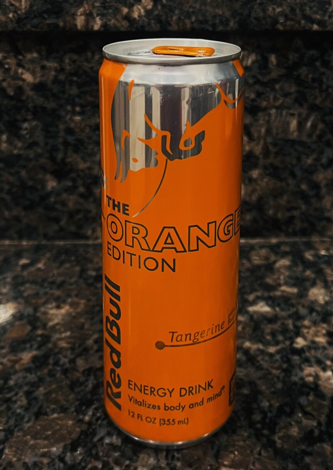 Red Bull Orange Edition Rare Tangerine Flavor Unopened 12oz Can Collectors Item