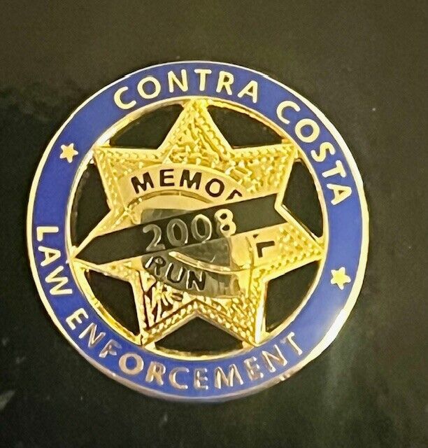 Contra Costa Law Enforcement Memorial Run Lapel Pin