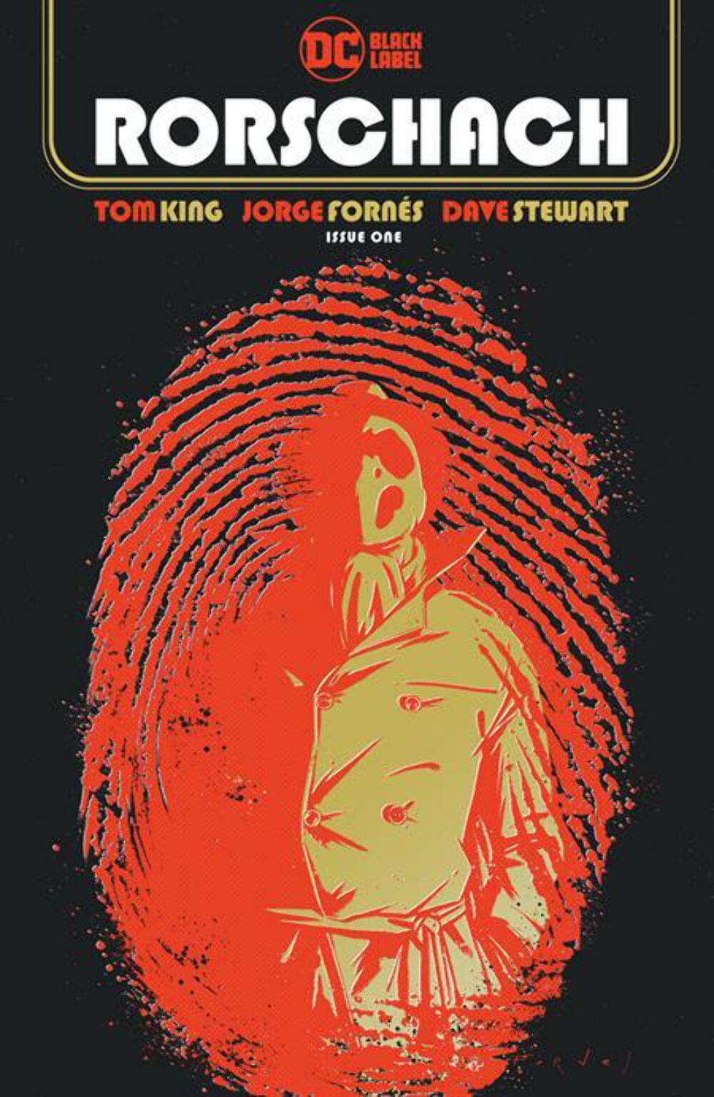 Rorschach #1 A (of 12) Jorge Fornes Tom King Watchmen Black Label (10/14/2020) D