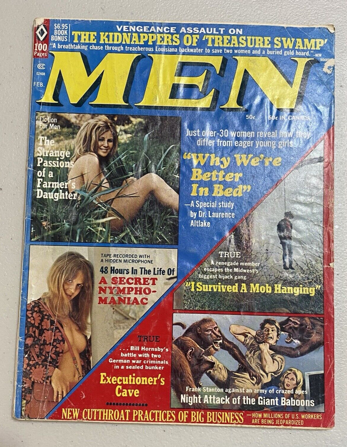 Anthology / MEN MAGAZINE FEBRUARY 1972